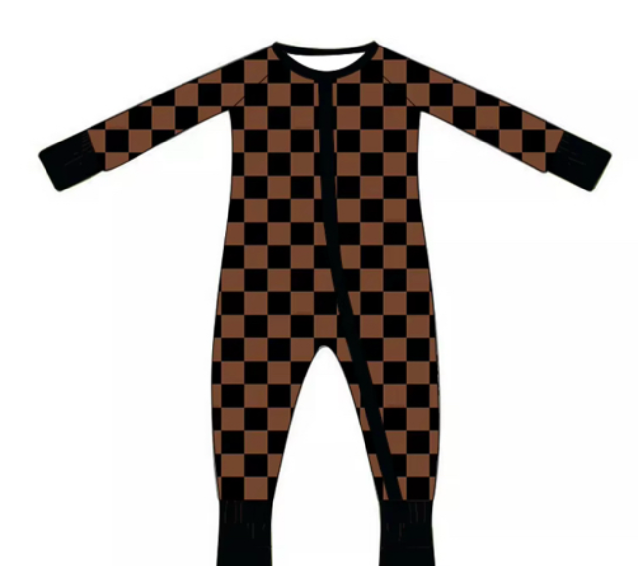CHECKERED COCOA ZIPPY