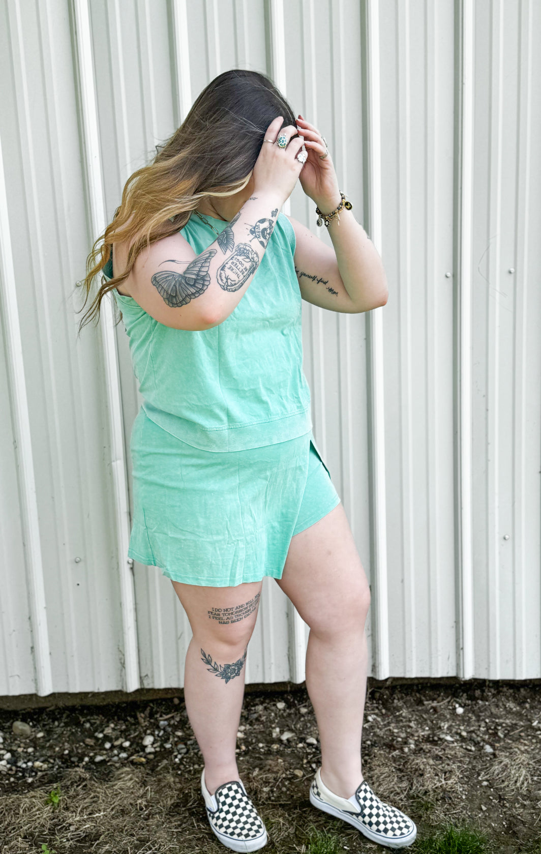 Teal Tank&Skort *FINAL SALE*