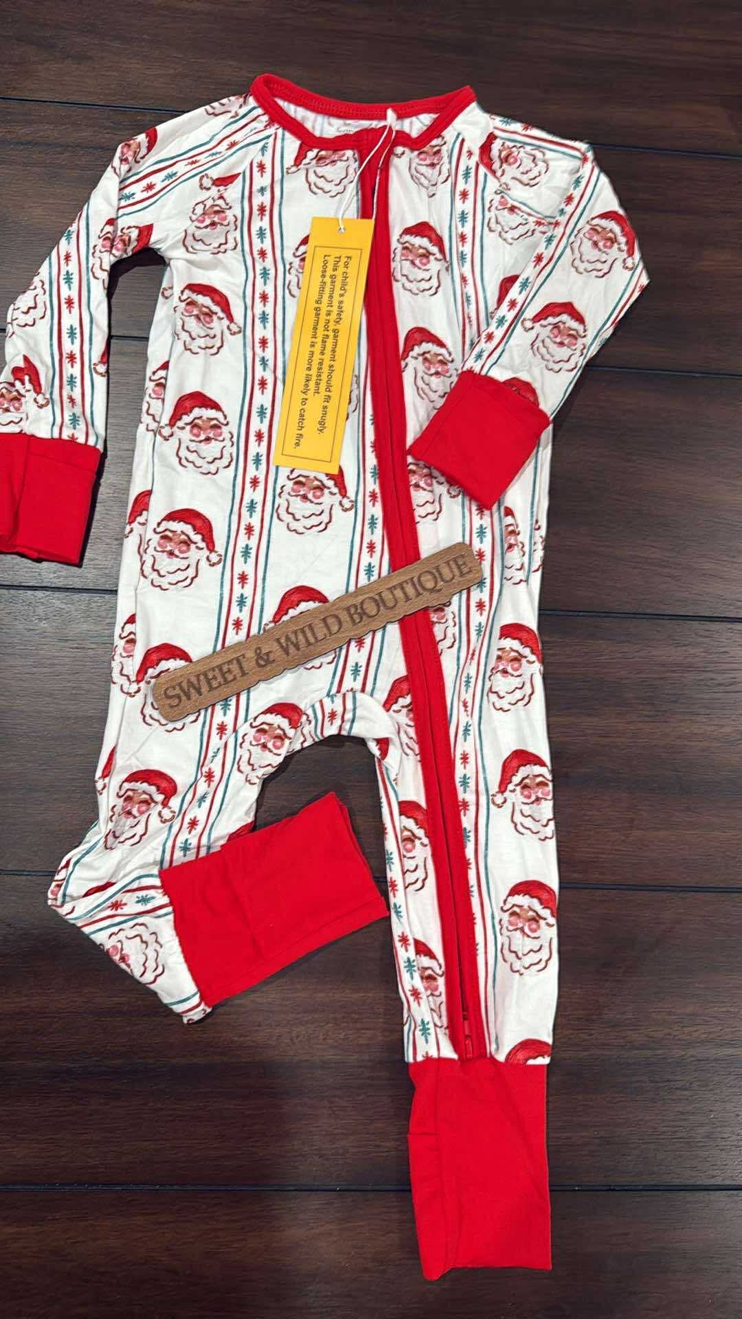 SANTA STRIPES ZIPPY