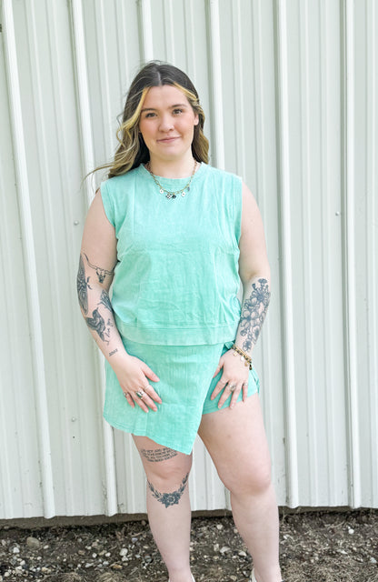 Teal Tank&Skort *FINAL SALE*