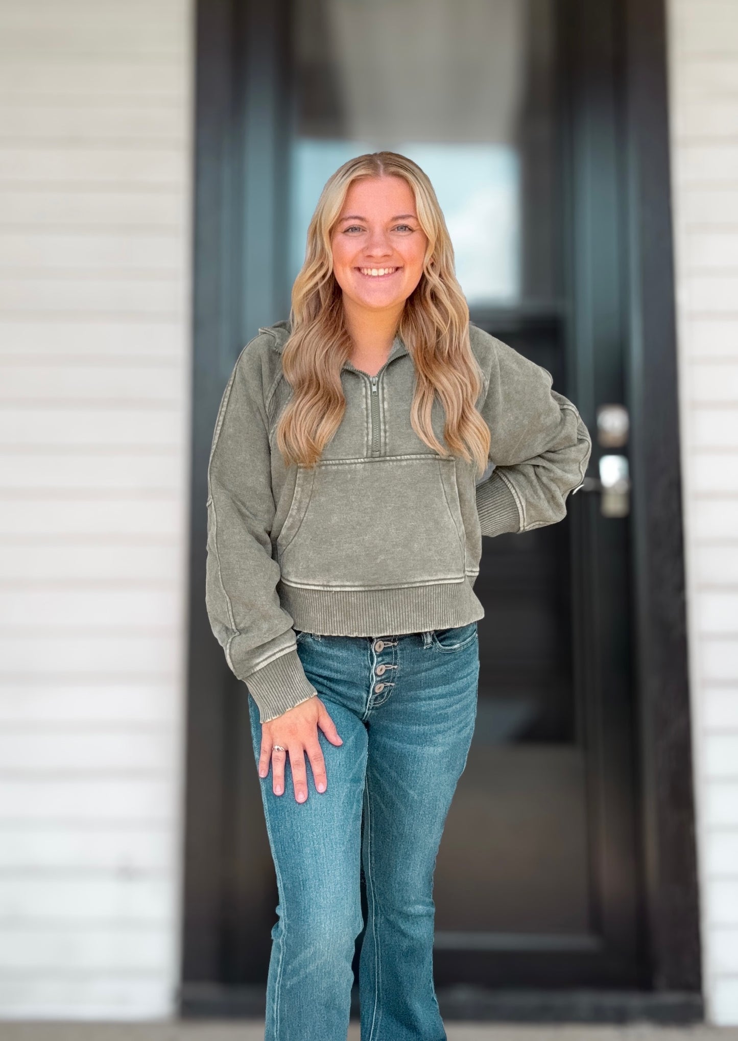 VINTAGE SAGE PULLOVER