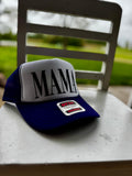 Purple mama hat