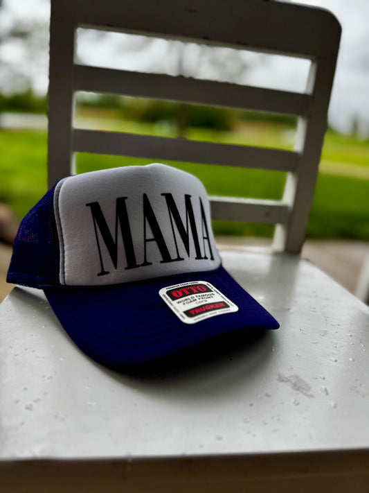 Purple mama hat