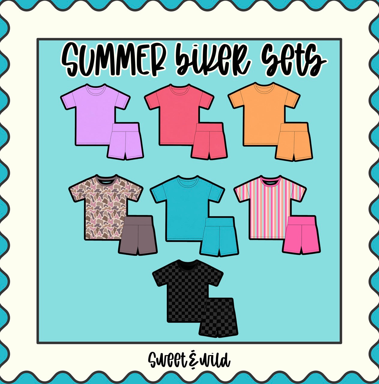 WOMENS BIKER SET